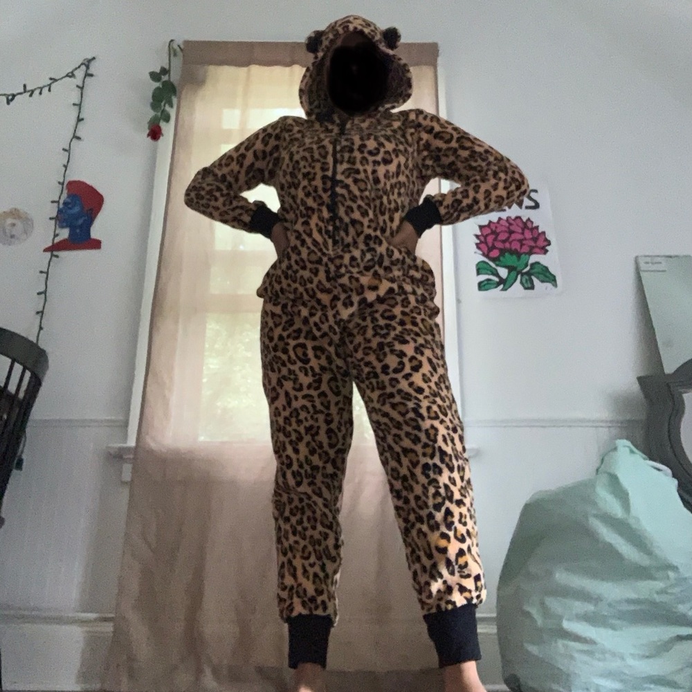 Leopard Print Adult Women’s Onesie
